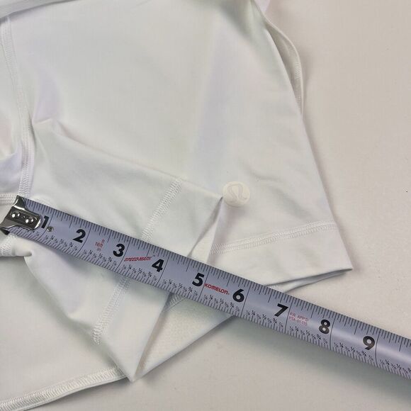 Lululemon Asymmetrical Layered High Rise Skort size 8 White Tennis Pickleball - Picture 10 of 14